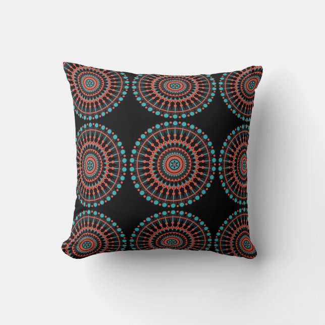 Mandala kastkudde kudde (Framsida)