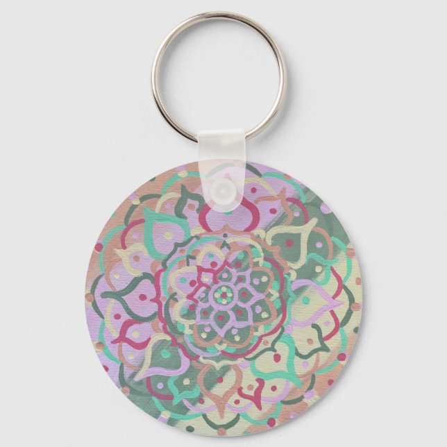 Mandala Keychain Nyckelring (Framsida)