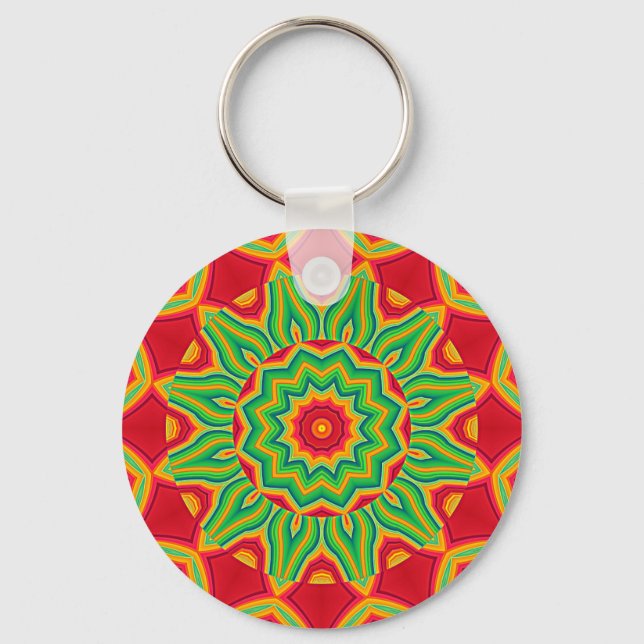 Mandala Keychain Nyckelring (Framsida)