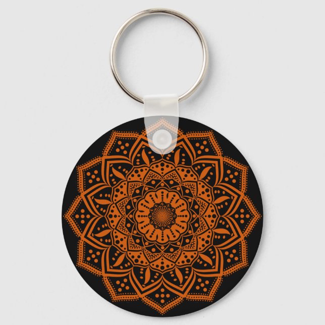 Mandala Keychain Nyckelring (Framsida)
