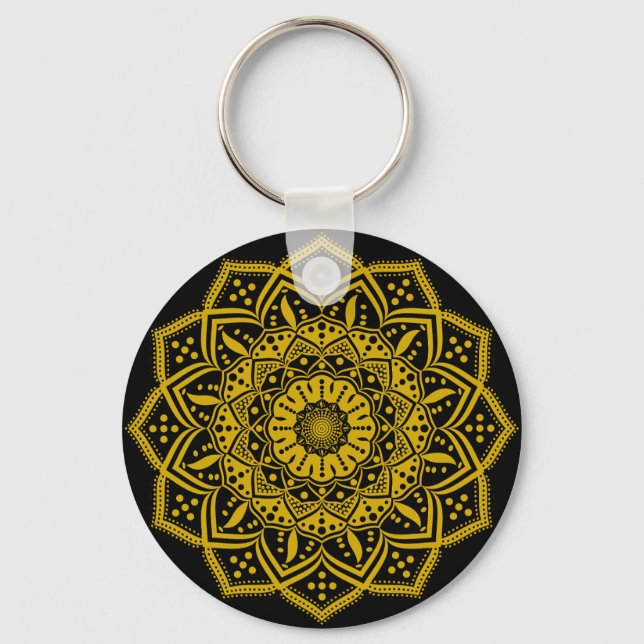 Mandala Keychain Nyckelring (Framsida)