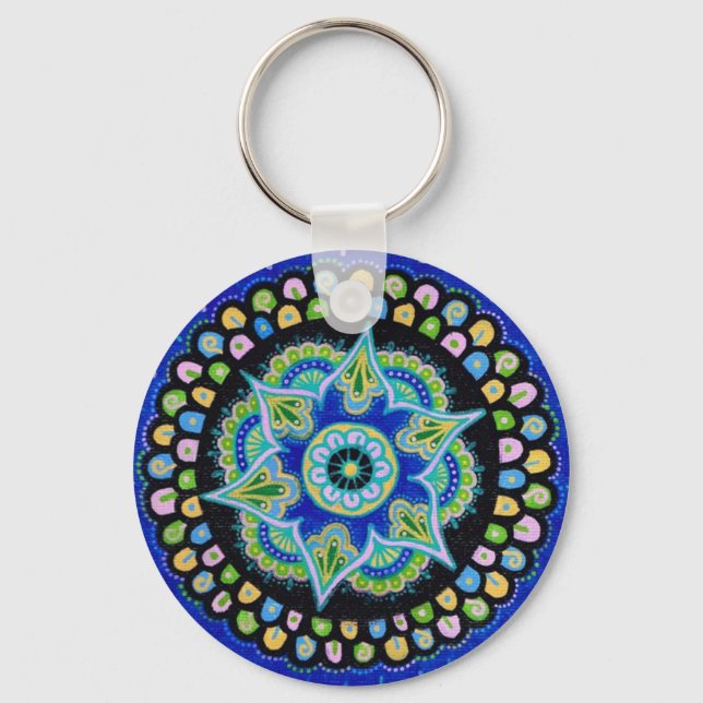 Mandala Keychain Nyckelring (Framsida)