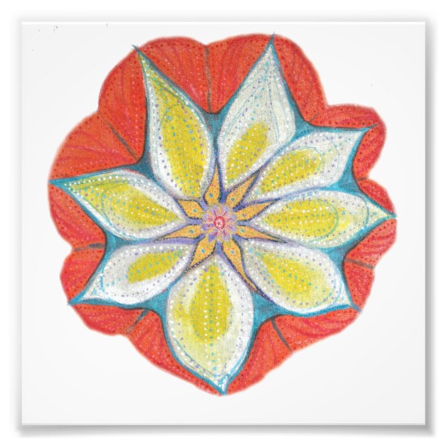 Mandala Kodak Professionell Photo Papper (Satin) Fototryck (Framsidan)