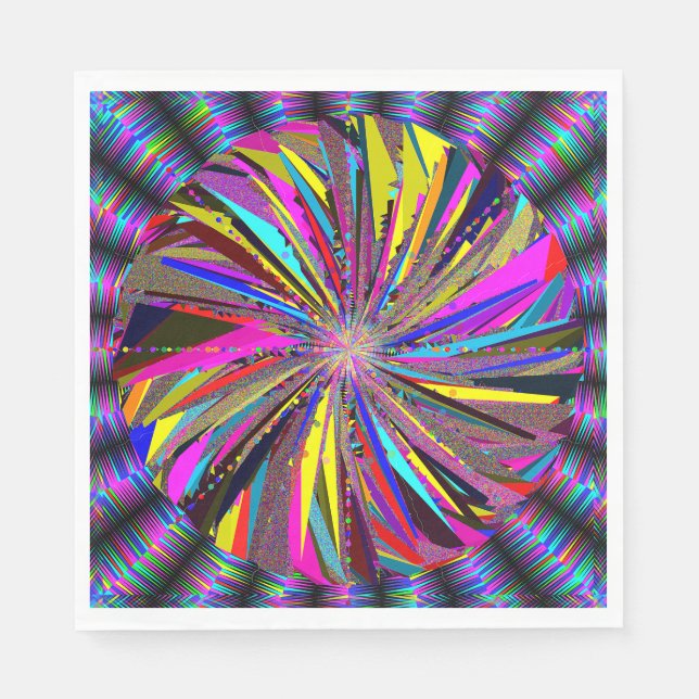 Mandala konst  pappersservett (Framsidan)