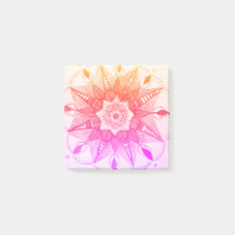 Mandala konst Post-it-lappar