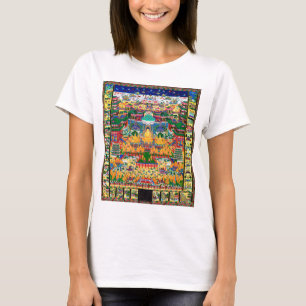 Mandala Kosmisk Diagram för Meditation T Shirt
