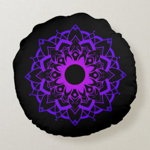 Mandala Kudd Rund Kudde