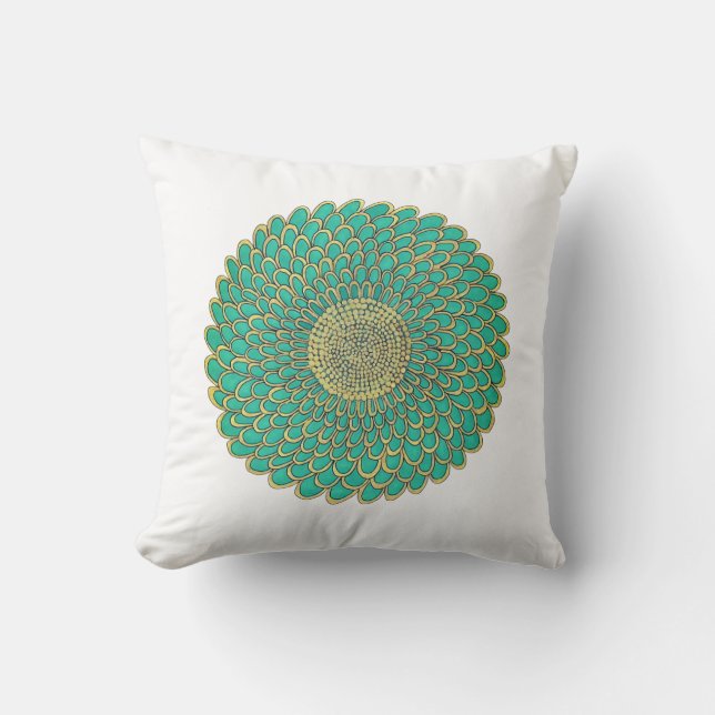 Mandala-kudde Kudde (Framsida)