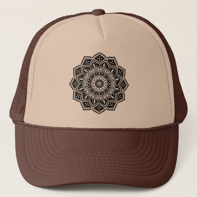Mandala Lastbilschaufför Hatt Keps (Framsida)