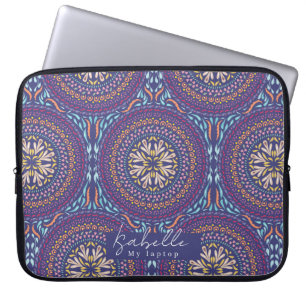 Mandala Lila Laptop Fodral