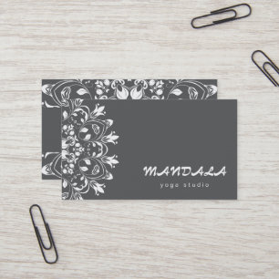 MANDALA LOGO ANPASSAD YOGA INSTRUKTÖR VISITKORT
