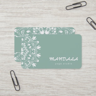 MANDALA LOGO ANPASSAD YOGA INSTRUKTÖR VISITKORT