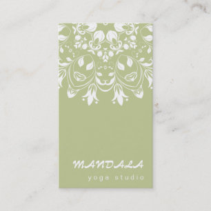 MANDALA LOGO SPECIALDESIGNAD YOGA LÄRARE VISITKORT
