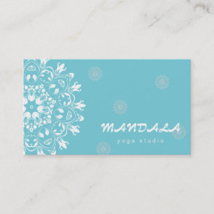 MANDALA LOGOTYP ANPASSAD YOGA INSTRUKTÖR VISITKORT