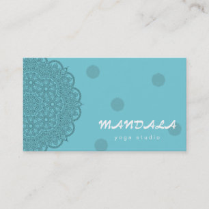 MANDALA LOGOTYP ANPASSADE DIGA INSTRUKTORFÖRETAG VISITKORT