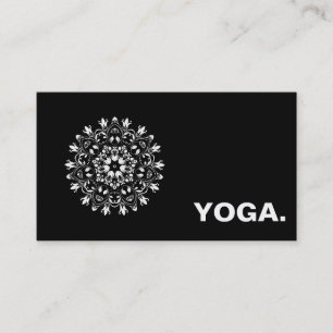 MANDALA-LOGOTYP ANPASSADE YOGA INSTRUKTOR VISITKORT