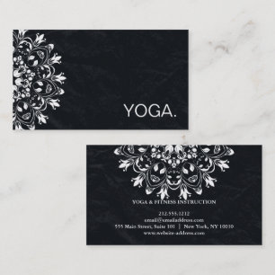 MANDALA-LOGOTYP ANPASSADE YOGA INSTRUKTOR VISITKORT