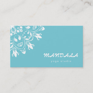MANDALA-LOGOTYP ANPASSADE YOGA INSTRUKTOR VISITKORT