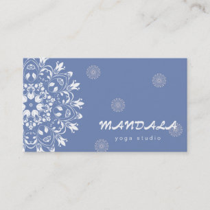 MANDALA-LOGOTYP ANPASSADE YOGA INSTRUKTOR VISITKORT