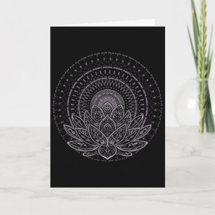 Mandala Lotus Blomma Yoga _1 Kort