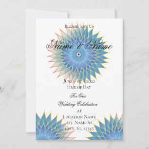 Mandala Lotus Blommar Thunder_Cove Inbjudningar
