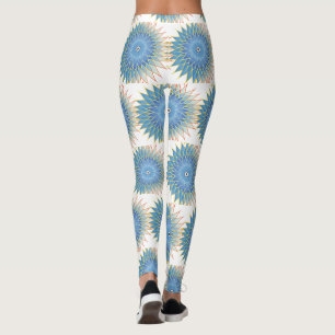 Mandala Lotus Blommar Thunder_Cove Leggings