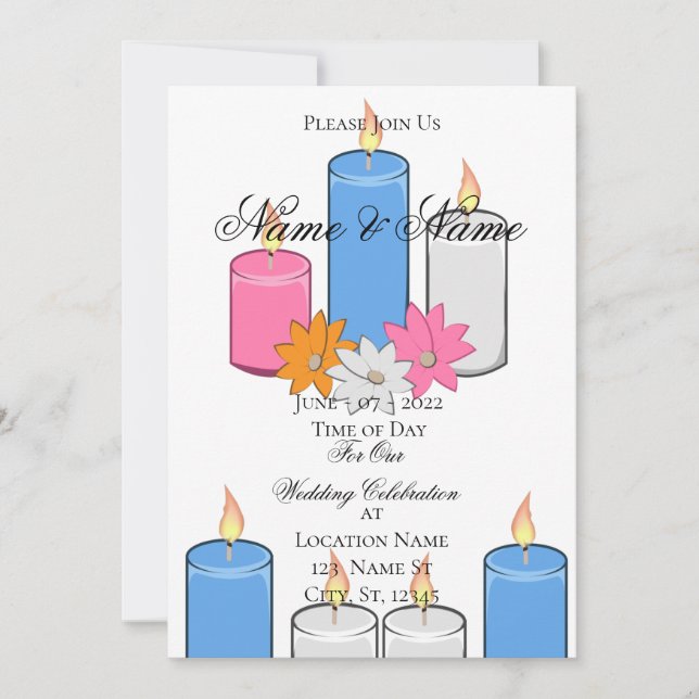 Mandala Lotusblomma Thunder_Cove Inbjudan (Framsida)