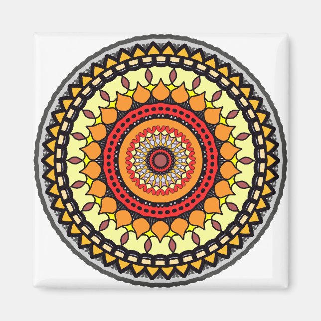 Mandala Magnet (Framsidan)