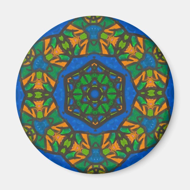 Mandala Magnet, judiskt tonat Magnet (Framsidan)