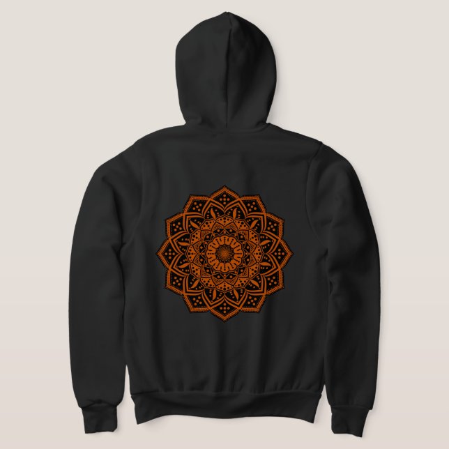 Mandala Manar appart-Shirt T Shirt (Laydown Baksida)