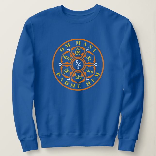 Mandala Mantra Sweatshirt T Shirt (Design framsida)