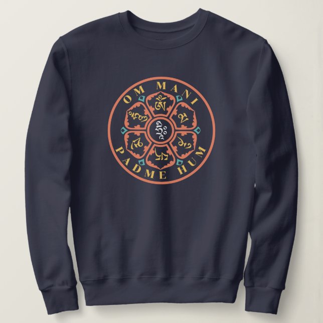 Mandala Mantra T Shirt (Design framsida)