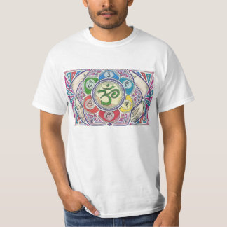 Mandala med T-tröja för fyra händer T-shirt