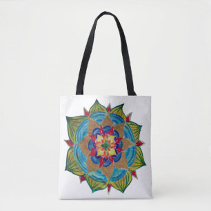 Mandala Mind All-over-Print Tote Bag Tygkasse
