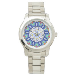 Mandala Mönster 01 Armbandsur