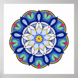 Mandala Mönster 01 Poster