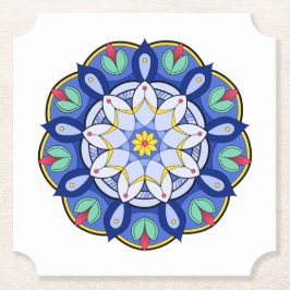 Mandala Mönster 01 Underlägg Papper