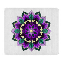 Mandala Mönster 02 i lila