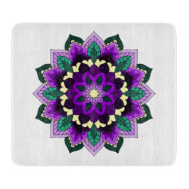 Mandala Mönster 02 i lila