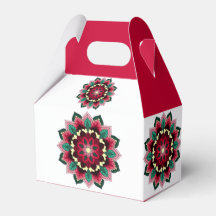 Mandala Mönster 02 vid djup rosa