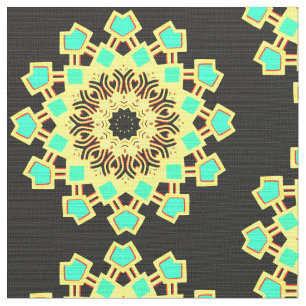 Mandala Mönster 110714(05) Tyg