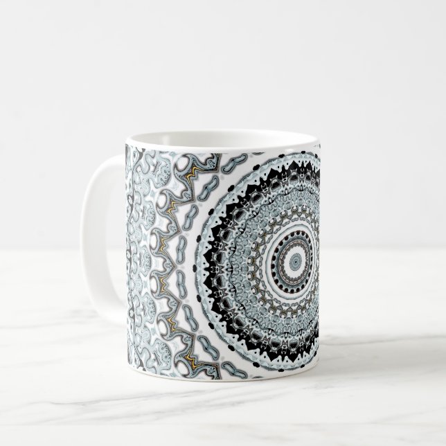 Mandala monster 2 kaffemugg (Framsida vänster)
