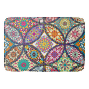 Mandala Mönster - Bath Mat Badrumsmatta