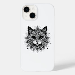 Mandala Mönster Cat Design