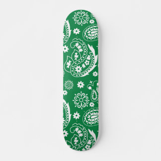 Mandala Mönster Grönt och White Halloween Fall Aut Mini Skateboard Bräda 18,5 Cm