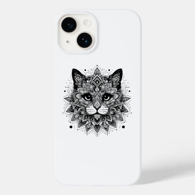 Mandala Mönster Katt Design (Baksida)
