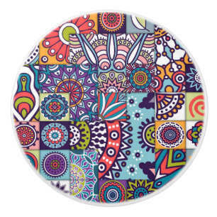 Mandala mönster knopp