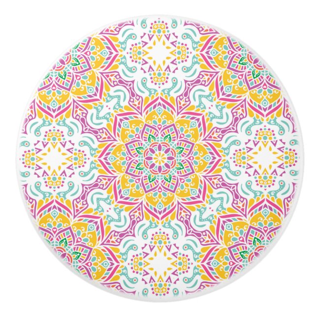 Mandala mönster knopp (Framsidan)
