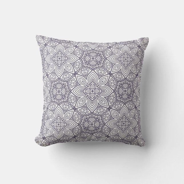 Mandala Mönster Kudde (Framsida)