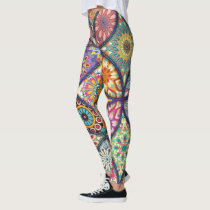Mandala Mönster - Leggings